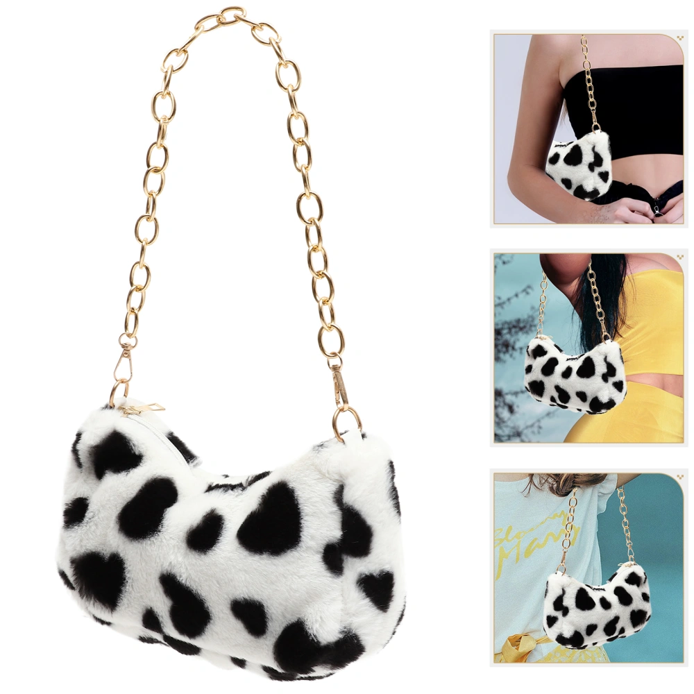 Women Bags Cow Pattern Crossbody Bags Female Messenger Sling Handbag Pouch