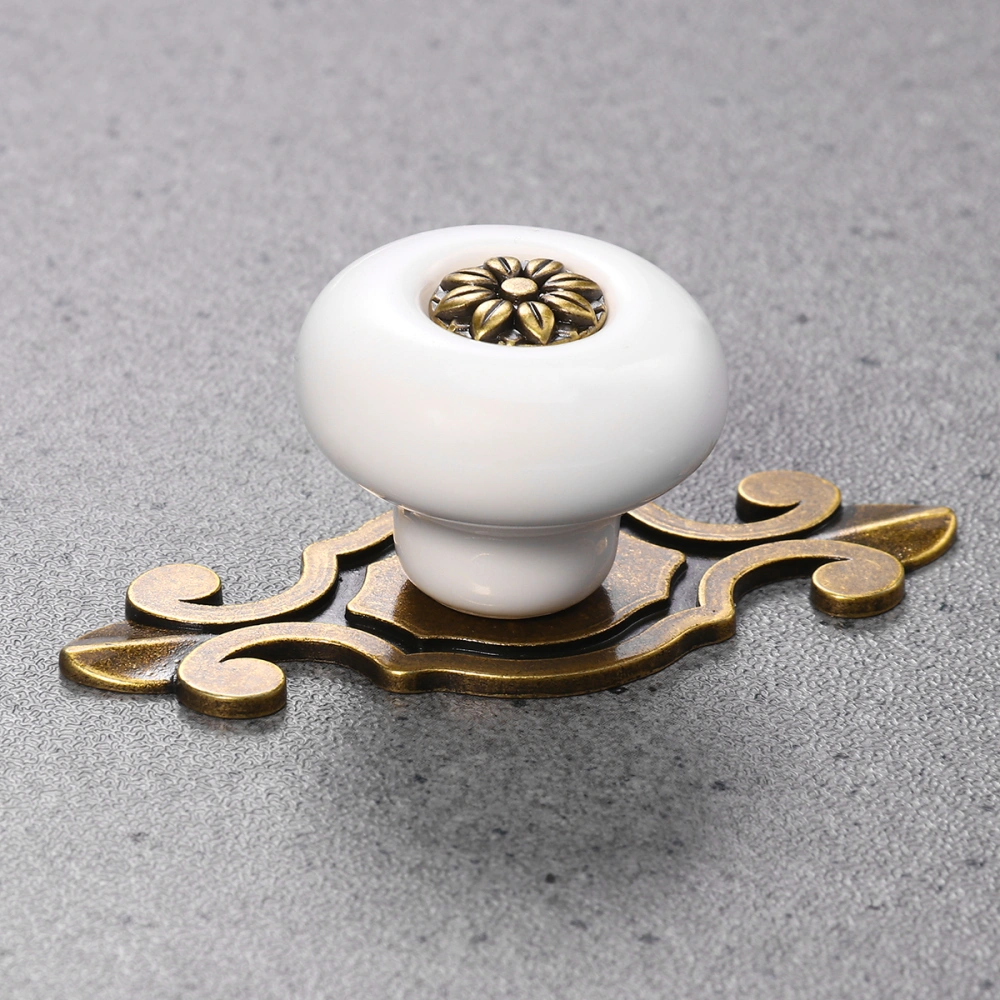 10Pcs Cabinet Knobs Vintage Dressers Knobs Antique Drawer Knob Home Decoration