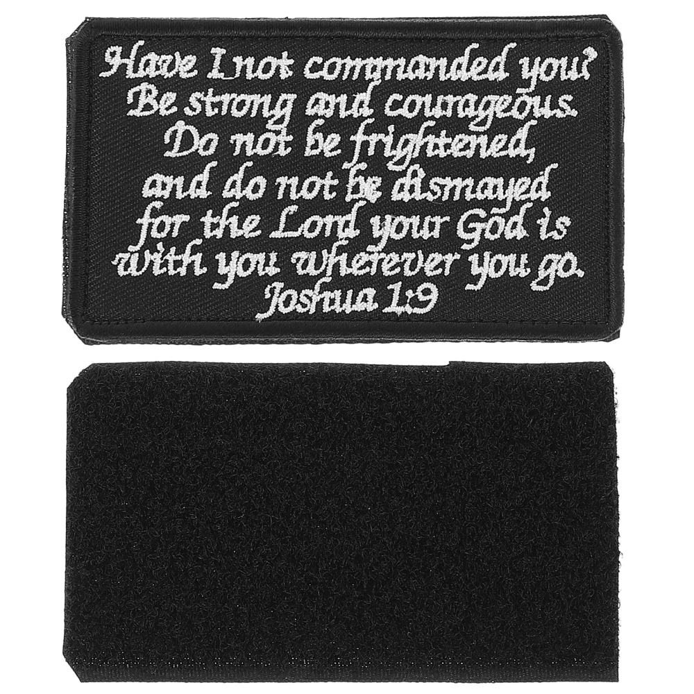 Exquisite Clothes Patch Delicate Bible Design Clothing Decor Bag Decoration