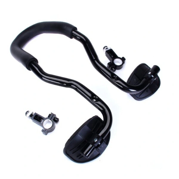 Mountain Road Bike MTB Aluminum Alloy Triathlon Aero Handlebar Rest Handle Bar (Black)