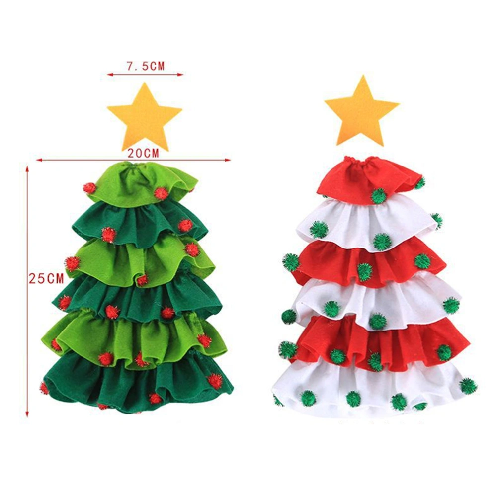 1 Pc Christmas Tree Bottle Cover Pentagram Wine Bottle Cover (Random Color)