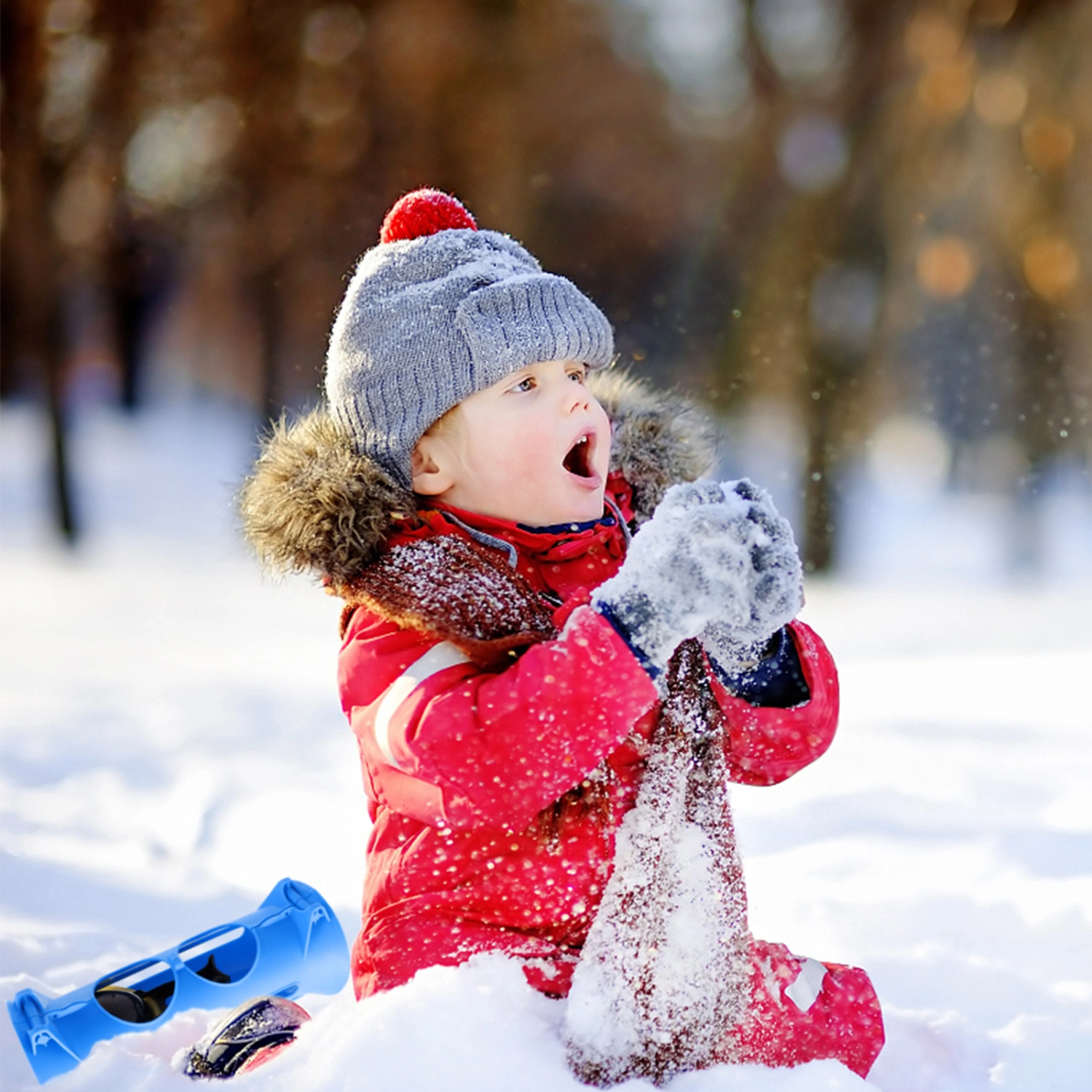 Winter Snowball Funny Summer Outdoor Water Balloons Toy Balloon Bunch Water Balloons Bombs Shooting Toys for Children (Blue)
