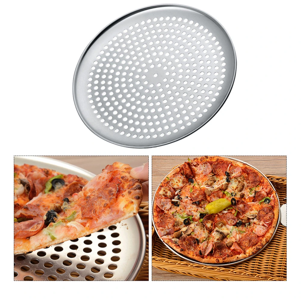 Household Baking Pan Round Pizza Plate Replaceable Baking Tray Baking Accessory