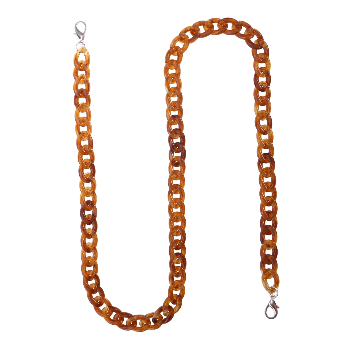 60cm Resin Bag Strap Never Fade Women Bag Strap Plastic Chains Ladies Bag Chain (Eretmochelys Imbricata)