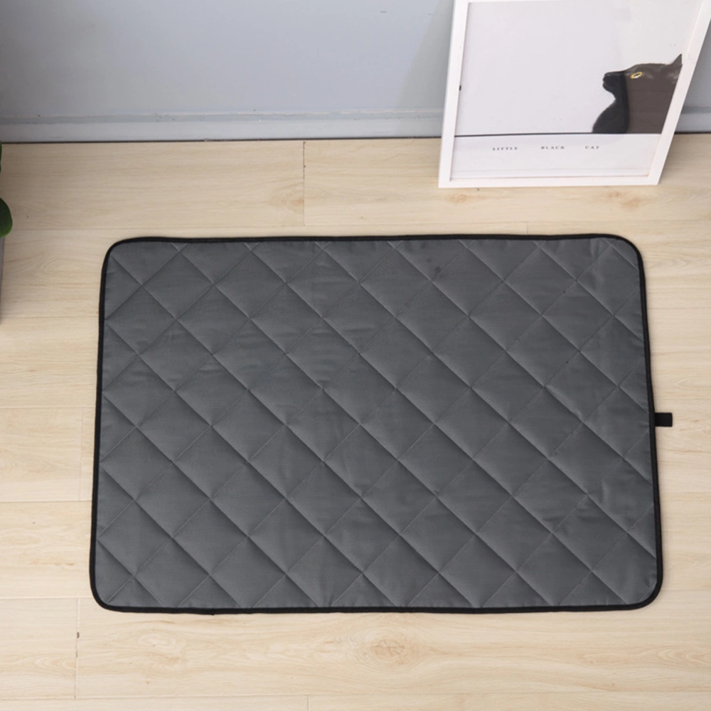 1pc Pet Dog Cat Pad Mat Car Portable Pad Cushion Pet Supplies for Friends who Have Pets (Grey Non-slip Style 70x100cm)