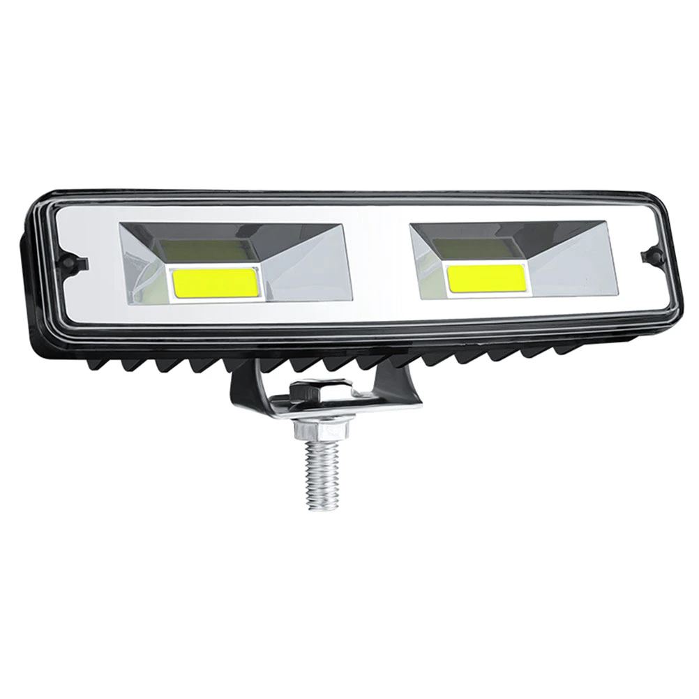 1PC Automobile LED Working Light Multi-purpose Daytime Running Light Car Auxiliary Lamp Off-road Vehicle Retrofitting Lights for Car Truck Use (48W White Black)