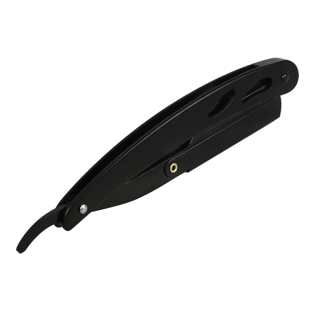 Folding Razor Vintage Salon Barber Manual Metal Beard Shaver Beard Cutter