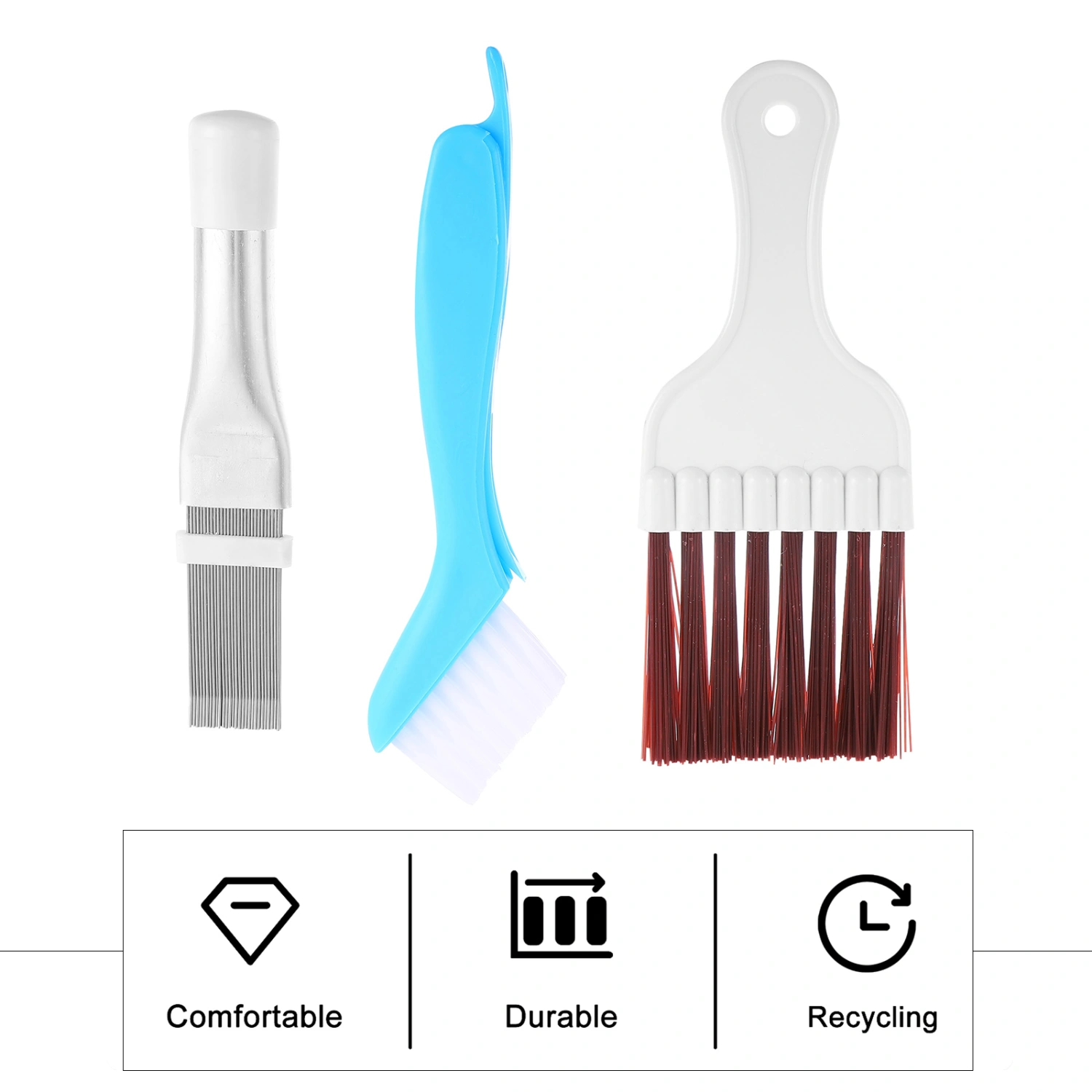 1 Set Air Conditioner Fin Comb Cleaner Brush Air Conditioner Condenser Brush