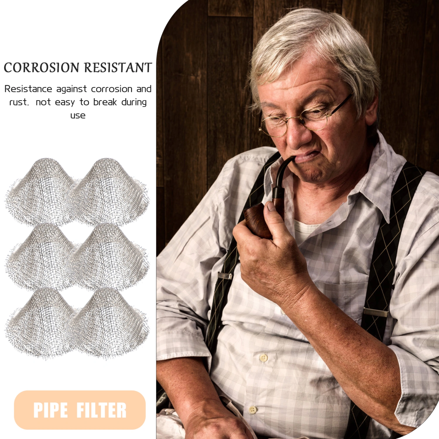 30Pcs Professional Pipe Meshes Household Pipe Nets Convenient Pipe Filters Pipe Accessory