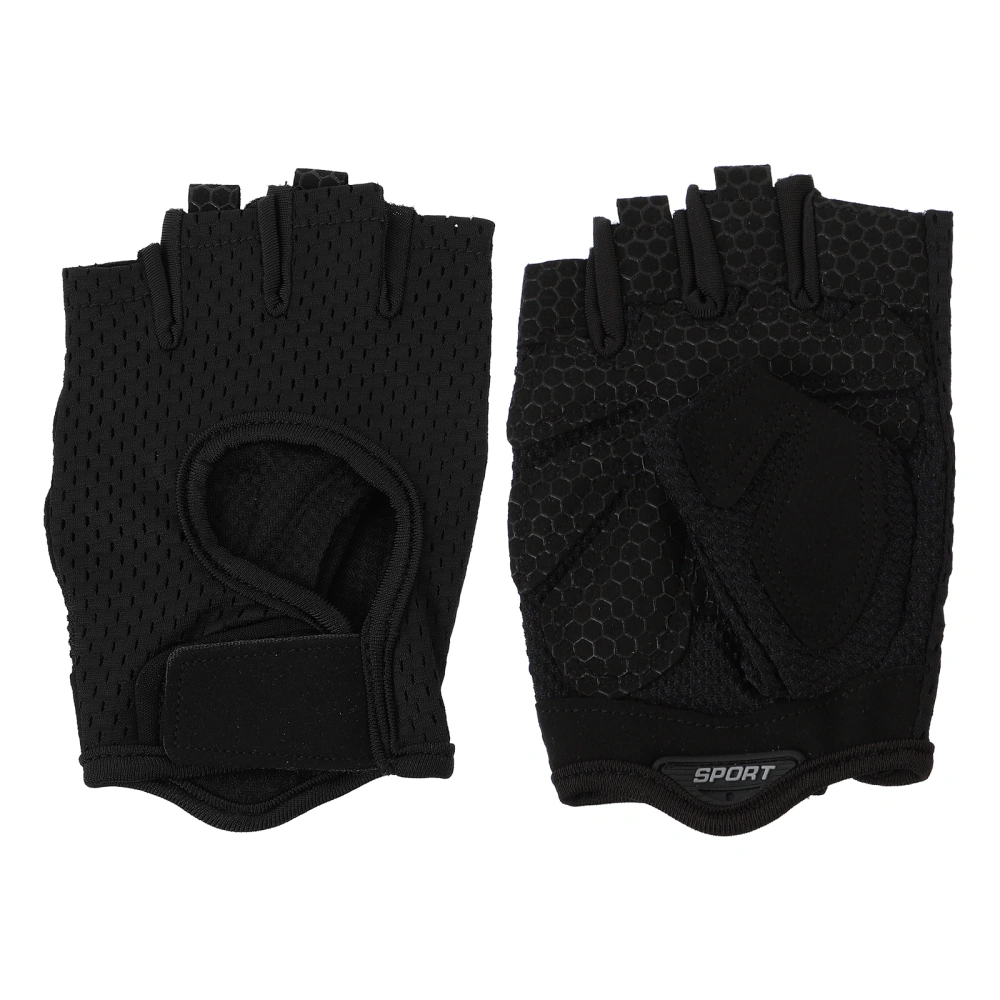 1 Pair Outdoor Cycling Gloves Breathable Half-finger Gloves Sports Gloves