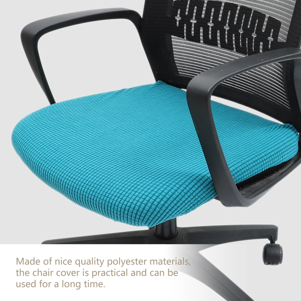 1 Pc Chair Seat Cover Elastic Seat Protector Washable Seat Cushion for Office