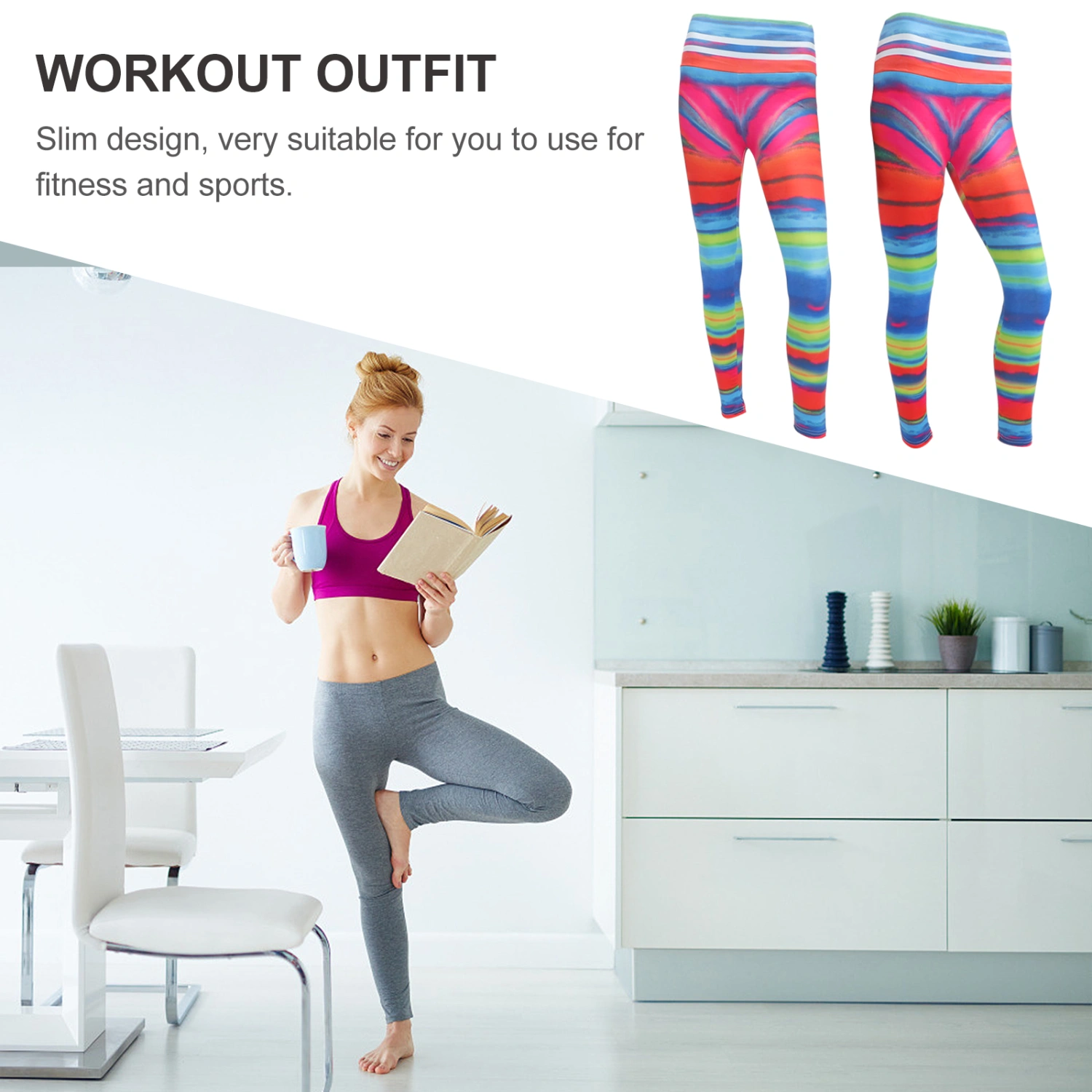 1pc Professional Women Yoga Outfit Useful Workout Sports Fitness Pants