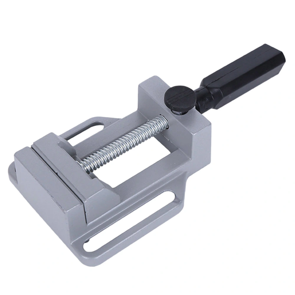 1Pc Aluminium Alloy Metal Mini Size Small Vise Mini Table Vise Suction Grip Vise (Random Parts Color)