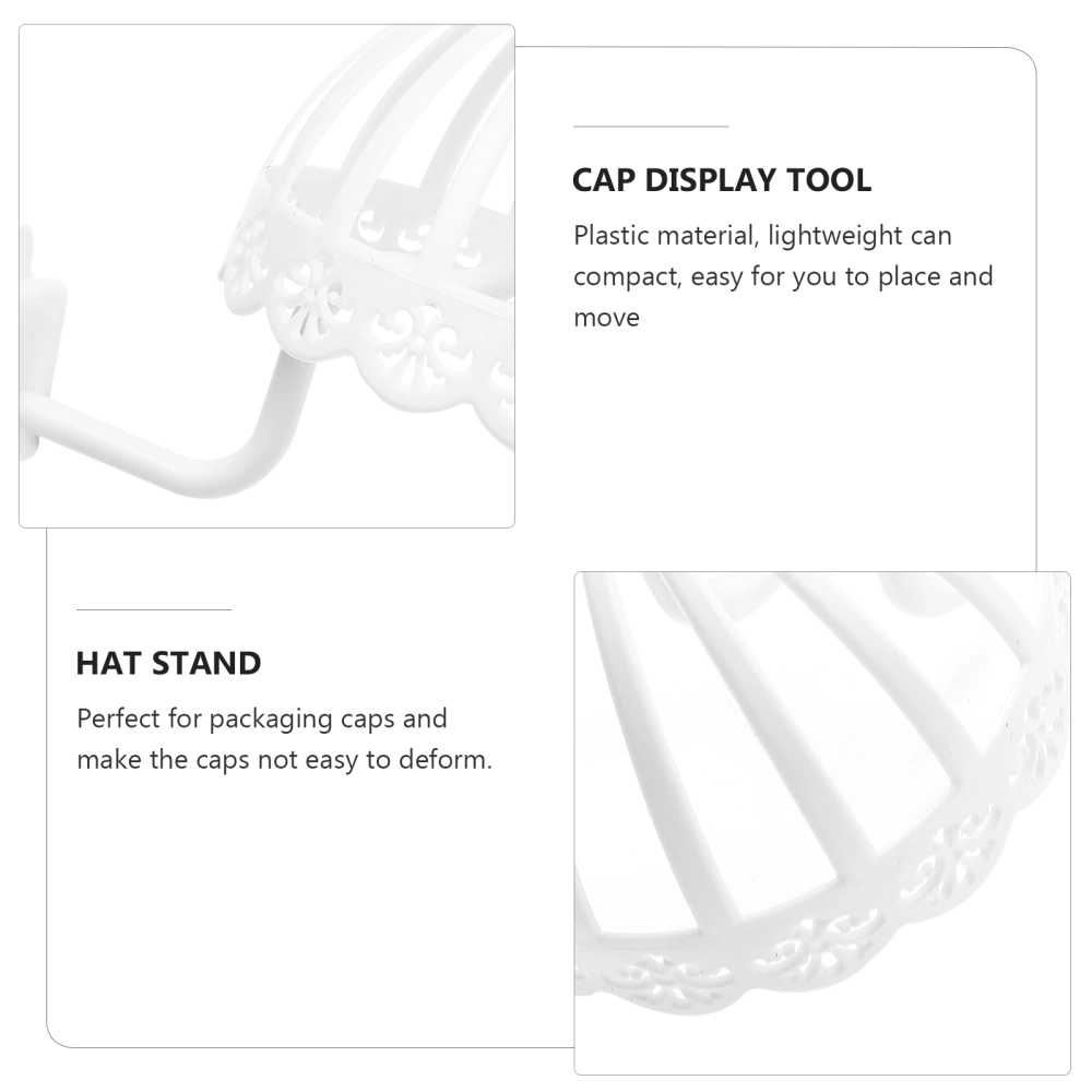 Practical Hat Display Rack Plastic Baby Hat Hanger Hat Display Holder for Store