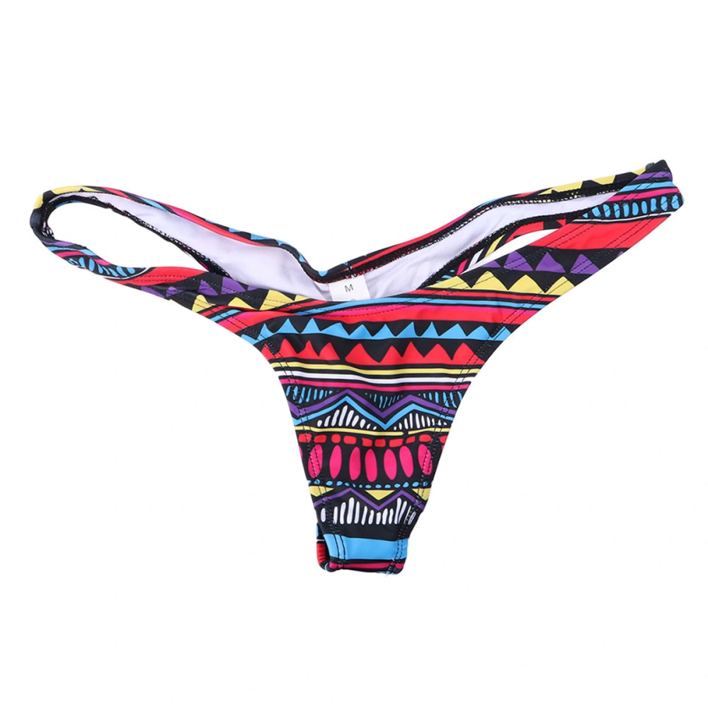 V Shape Women's Bikini Bottom Low-waisted Underwear Sexy Briefs Beach Swimwear Panties - Size M