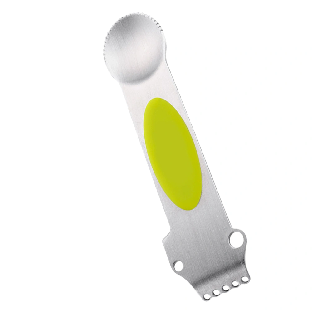 Stainless Steel Lemon Peel Grater Planing Knives Wire Cutter Fruit Melon Planer Grater Gadgets For Kitchen (Yellow)