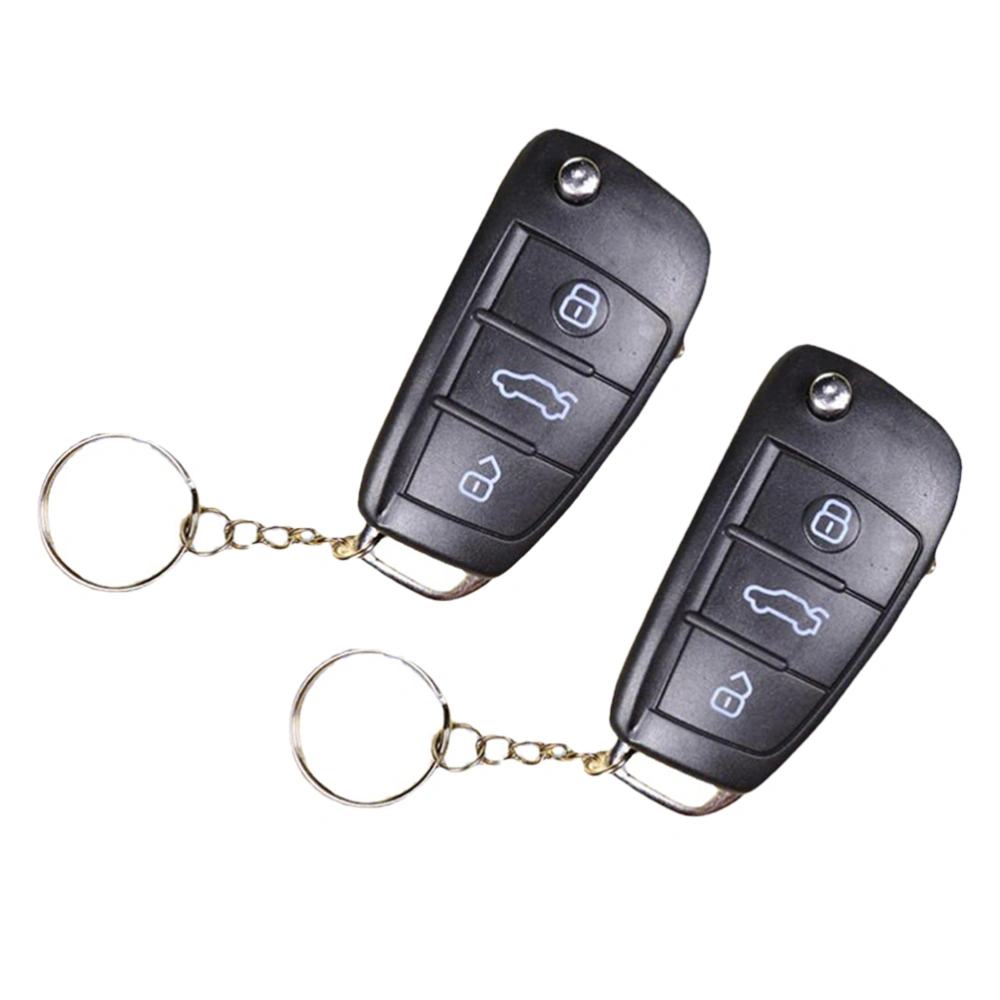 2pcs Electric Car Keyring Prank Toys Party Trick Toys Shocking Car Keychain Toys