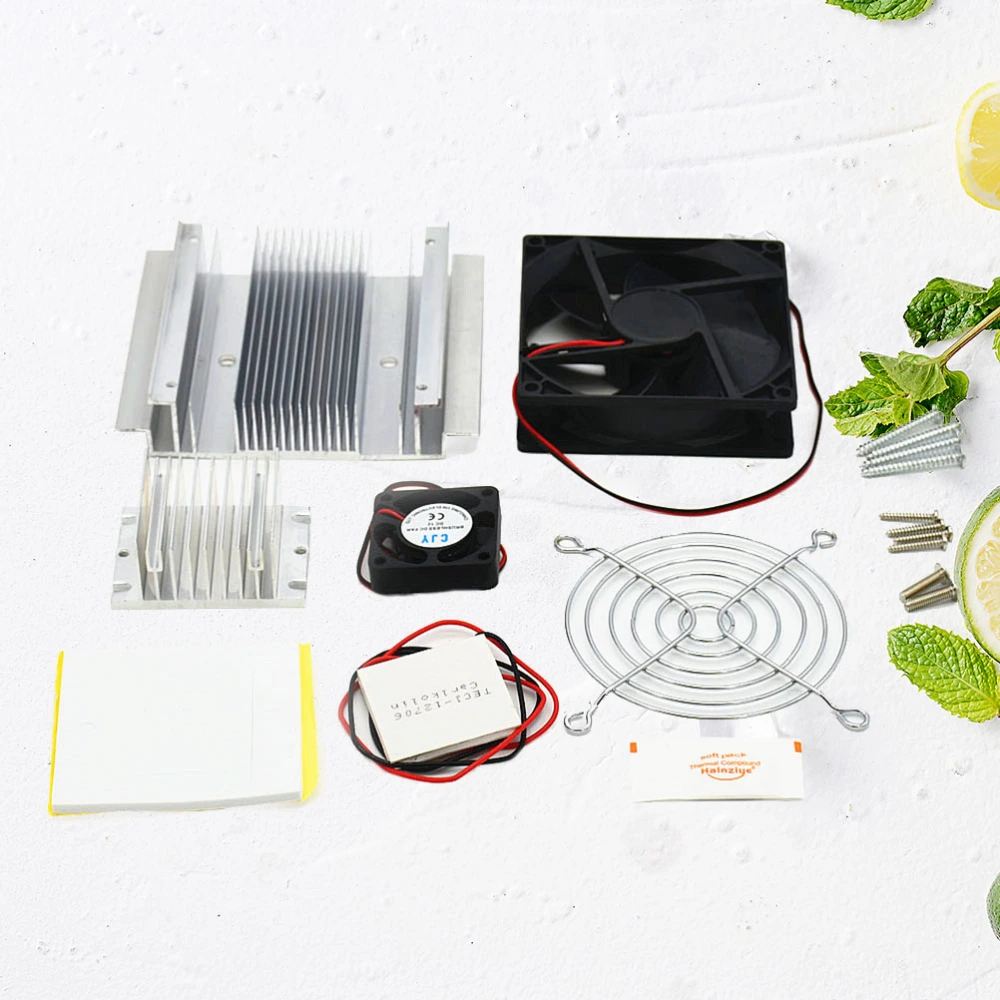 60W Thermoelectric Peltier Module Water Cooling System Cooler Fan Set  (60W-70W Compatible)