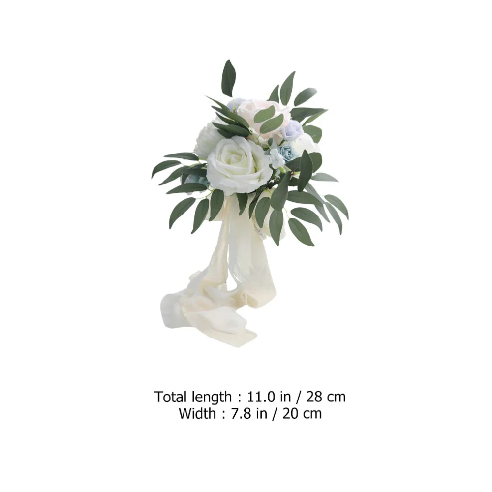 Artificial Bride Bouquet Flower Arrangement Supply Wedding Bridal Bouquet