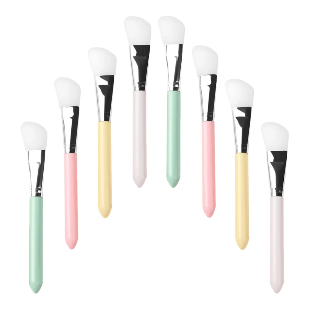 8pcs Silicone Mask Brush Mask Applicator Brush Body Lotion Body Smudge Tool