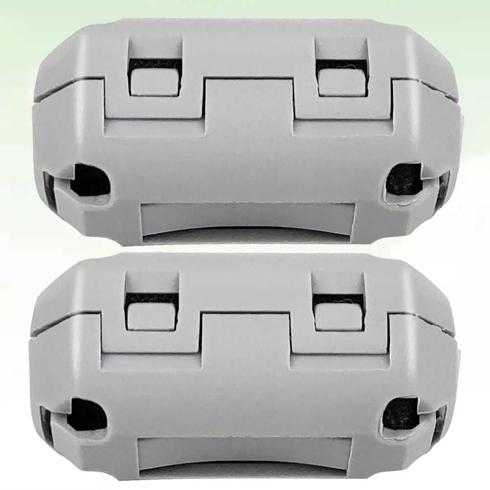 2pcs Anti-static Mini 3D Printer Accessories Crack Resistant Parts Dust Removal Filament Cleaner Wiped Off Filters Blocks 1.75mm Filters (Grey)