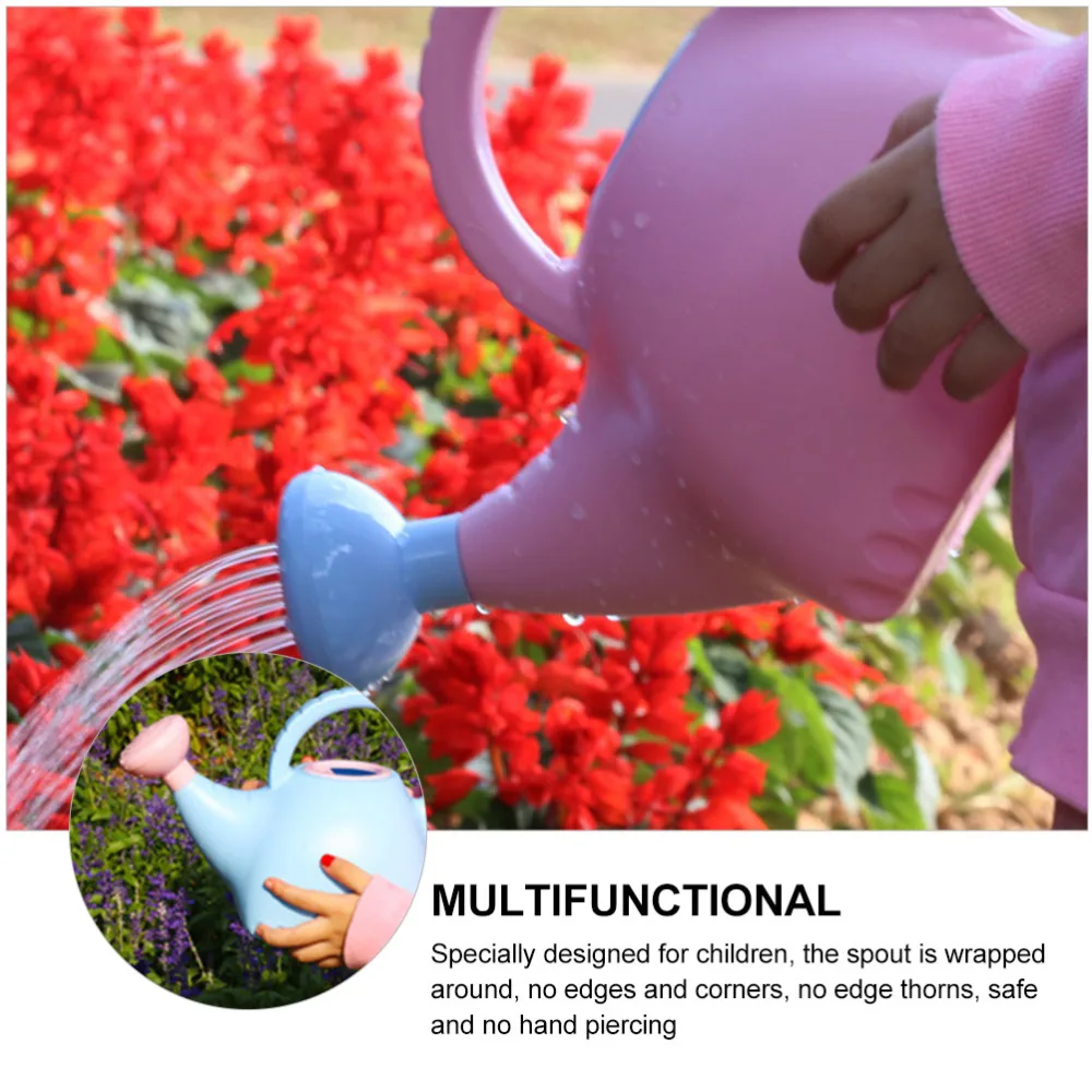 2pcs Animal Shaped Watering Can Practical Watering Kettle Cartoon Watering Pot