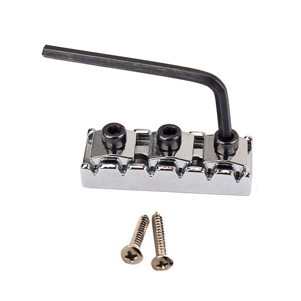 1PC Zinc Alloy Guitar String Locking Nut 42mm String Lock for Electric Guitar Tremolo Bridge With Allen Wrench Guitars Parts Accessories
