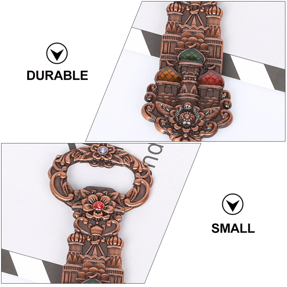 1PC Creative Retro Alloy Bottle Opener Multi-purpose Castle Beer Bottle Opener