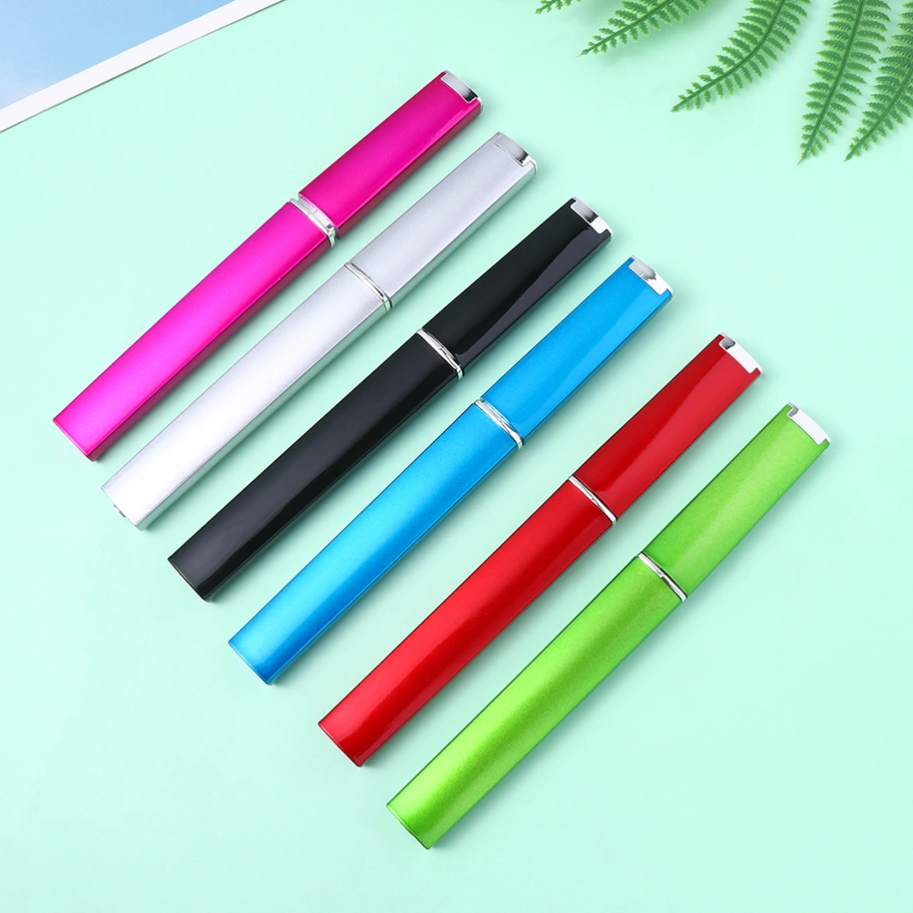 1 Set 7Pcs Glass Nail File Case Fingernail Colorful File Case and Glass Nail Buffering Ombre Manicure Fingernail File (3 Nail File Case 4 Nail Buffering Random Color)