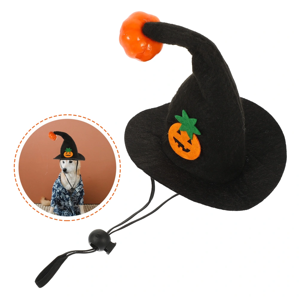 Halloween Themed Pet Hat Pumpkin Pattern Pet Hat Cat Dog Halloween Hat Party Cosplay Hat