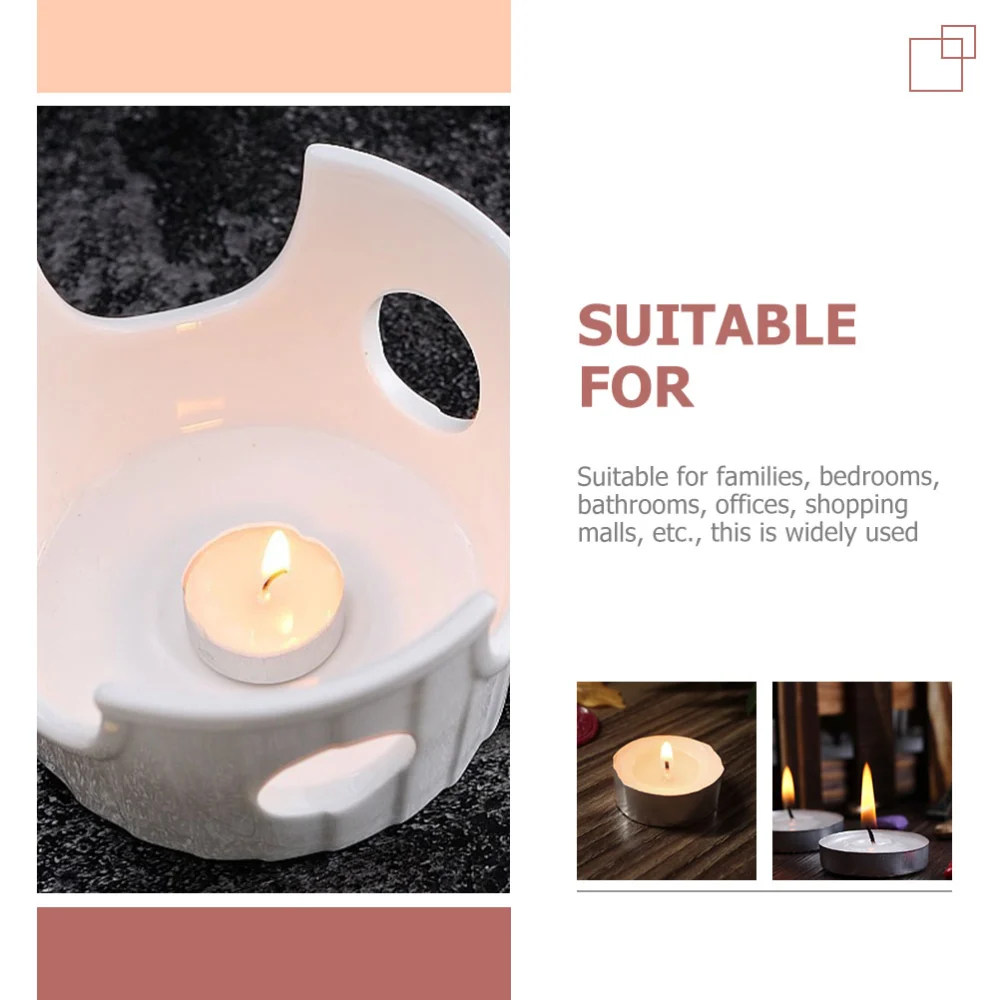 10pcs Decorative Tea Light Candles Smokeless Small Round Tealight Candles