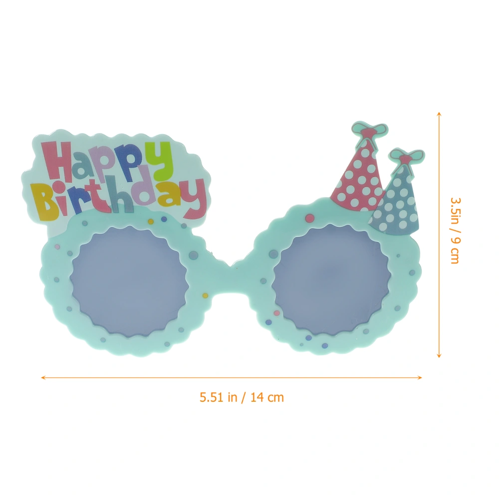 3pcs Birthday Glasses Happy Birthday Eyeglasses Birthday Party Eyewear Photo Props