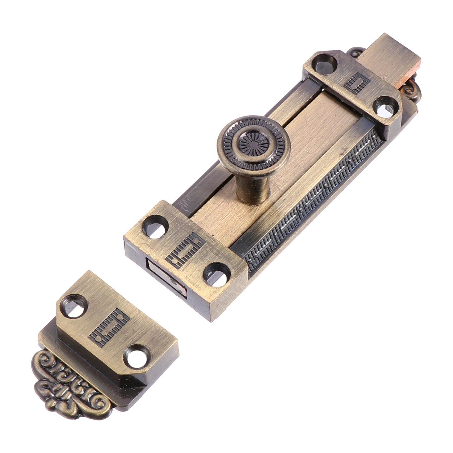 Retro Vintage European Alloy Slide Door Bolt Barrel Latch Gate Security Locks