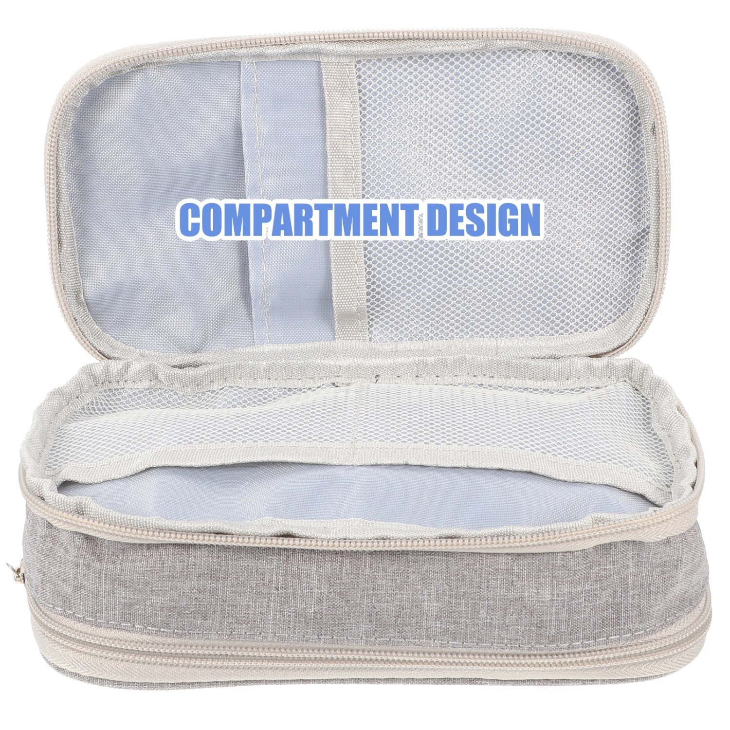 Pencil Pouch Large Capacity Pencil Case Three-layers Pencil Bag Multifunctional Pencil Pouch