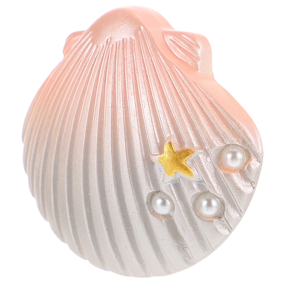 Shell Shape Adornment Simulated Shell Model Ornament DIY Fridge Magnet Accessory