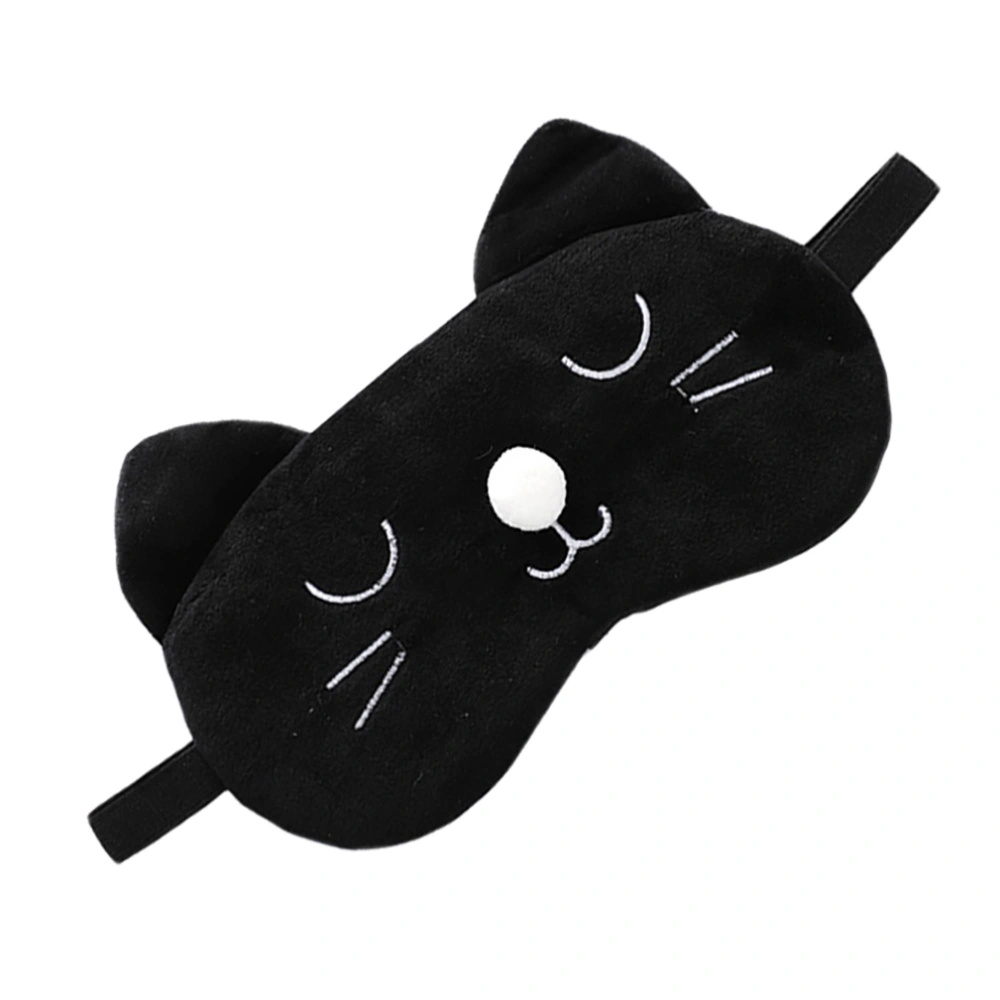 1Pc Cartoon Cat Design Eye Masks Adorable Eye Covers Indoor Sleeping Masks