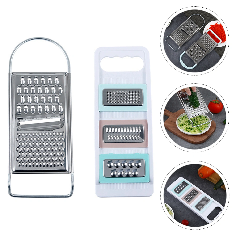 2pcs Grater Vegetable Shredder Vegetable Cutter Board Kitchen Utensil Tool