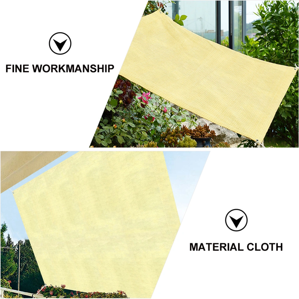 1 Set Outdoor Gardening Shading Net Sun Protection Sail Practical Sunshade Net