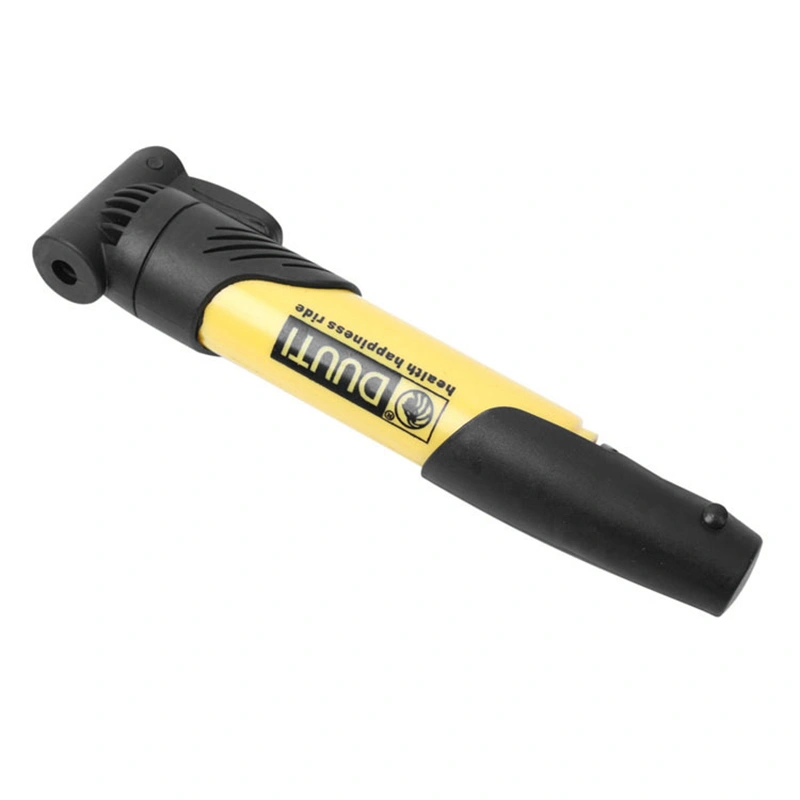 DUCATI Mini Portable High Strength Plastic Air Pump Super Lightweight Air Inflator (Yellow)