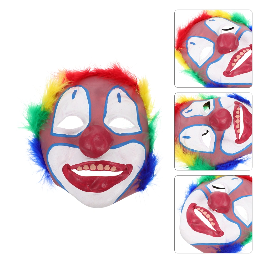 1 Set of Clown Costume Set Colorful Wig Clown Mask Clown Cosplay Costume Props Random Style