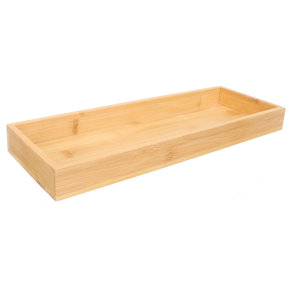 Japanese Style Bathroom Wood Storage Plate Vanity Tray Natural Wood Towel Holders