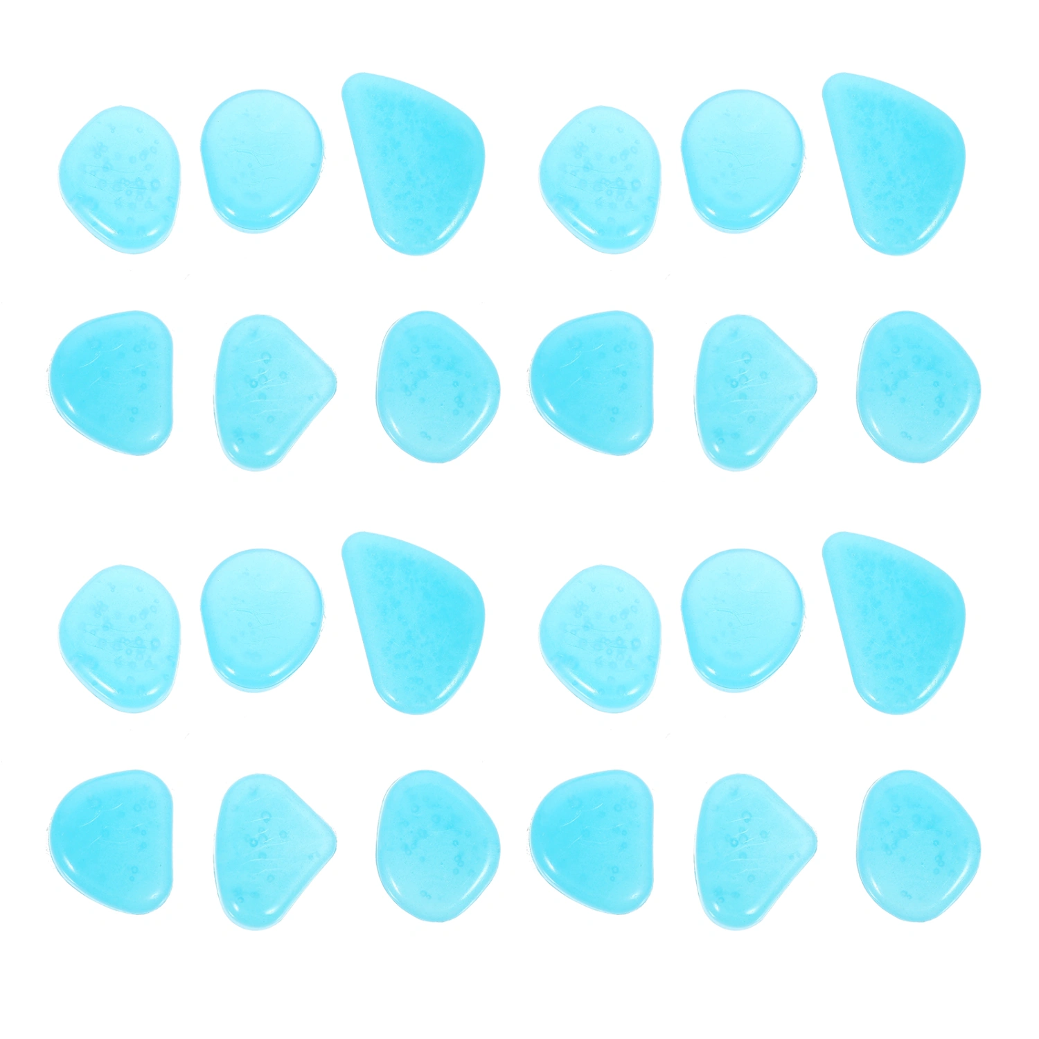 100Pcs Fish Tank Glowing Stone Noctilucent Rocks Luminous Aquarium Rocks Aquarium Rocks Decors