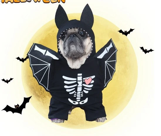 Halloween Bat Dog Costume Wear-resistant Puppy Clothes Comfortable Puppy Costume