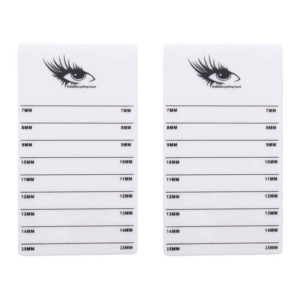 2 Pcs Acrylic Display Boards For Eyelash Extensions Display Boards for Beauty Salons