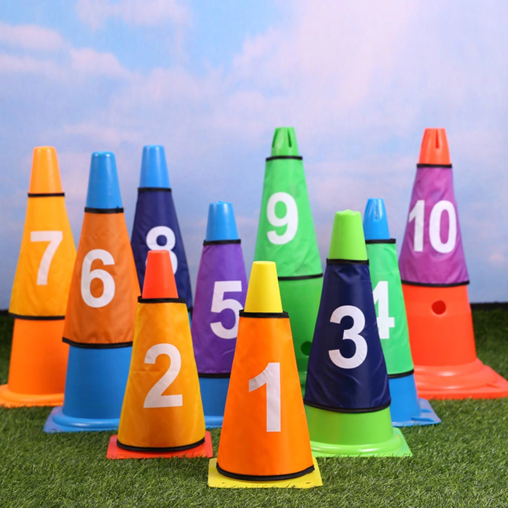1 Set of Digital Protective Covers for Bucket Number Protectors (Colorful)