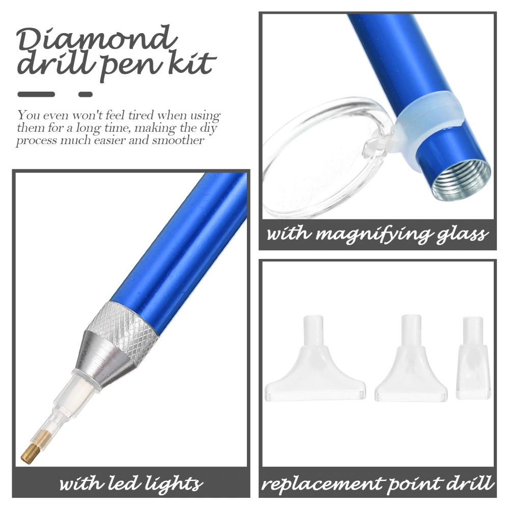 1 Set Diamond Drill Pen Kit LED Diamond Picture Pen Diamond Art Supplies