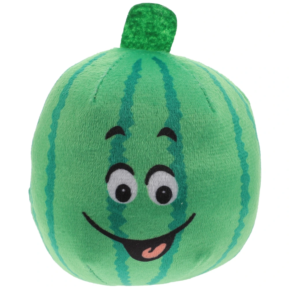 Green Adorable Watermelon Sound Squeaky Toys Chew Bite Toy Pet Supplies for Dog