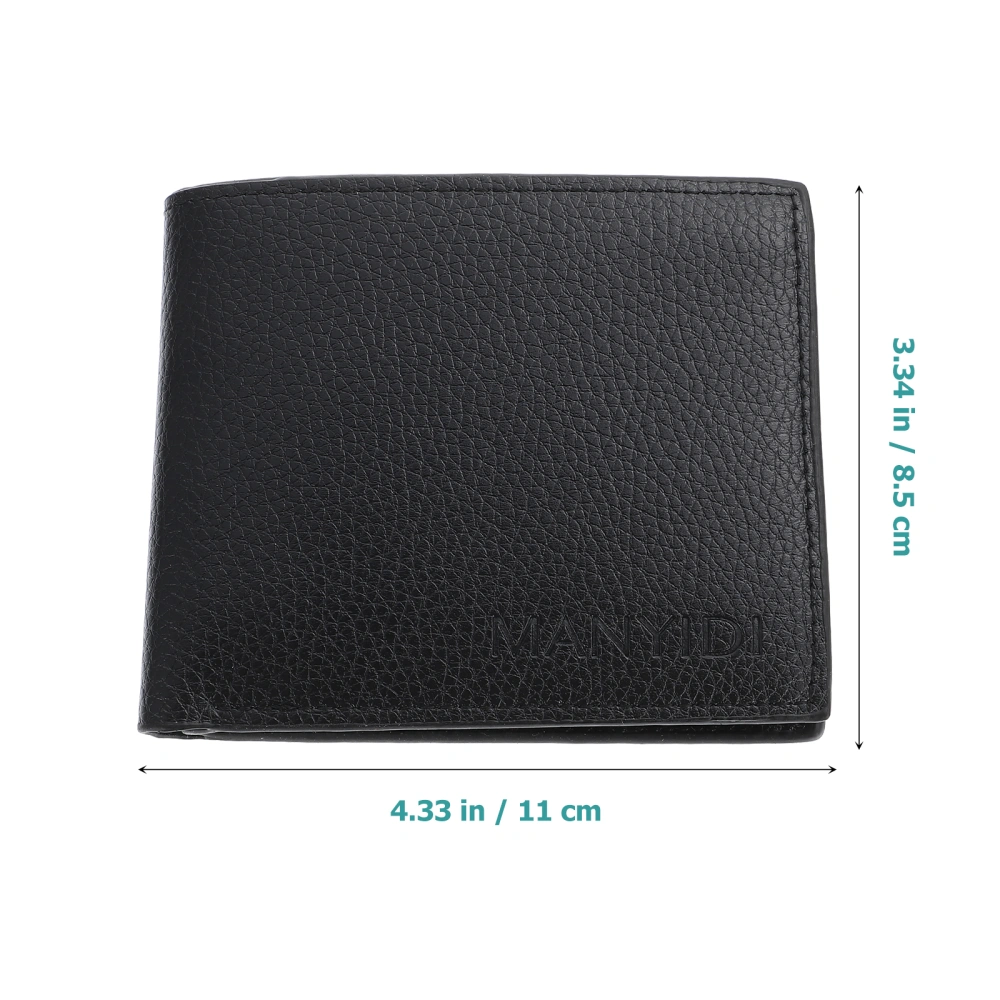 Men Wallet with Zipper Pocket Vintage Genuine Leather Slim Money Clips Cases Bifold Short Purse