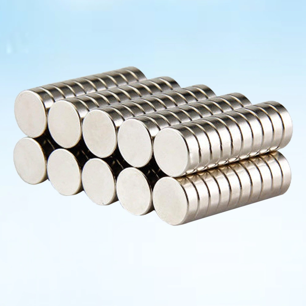 100PCS Permanent Round Magnets Portable Magnetic Push for Refrigerator Arts Crafts Science Projects Whiteboard - 10x3mm