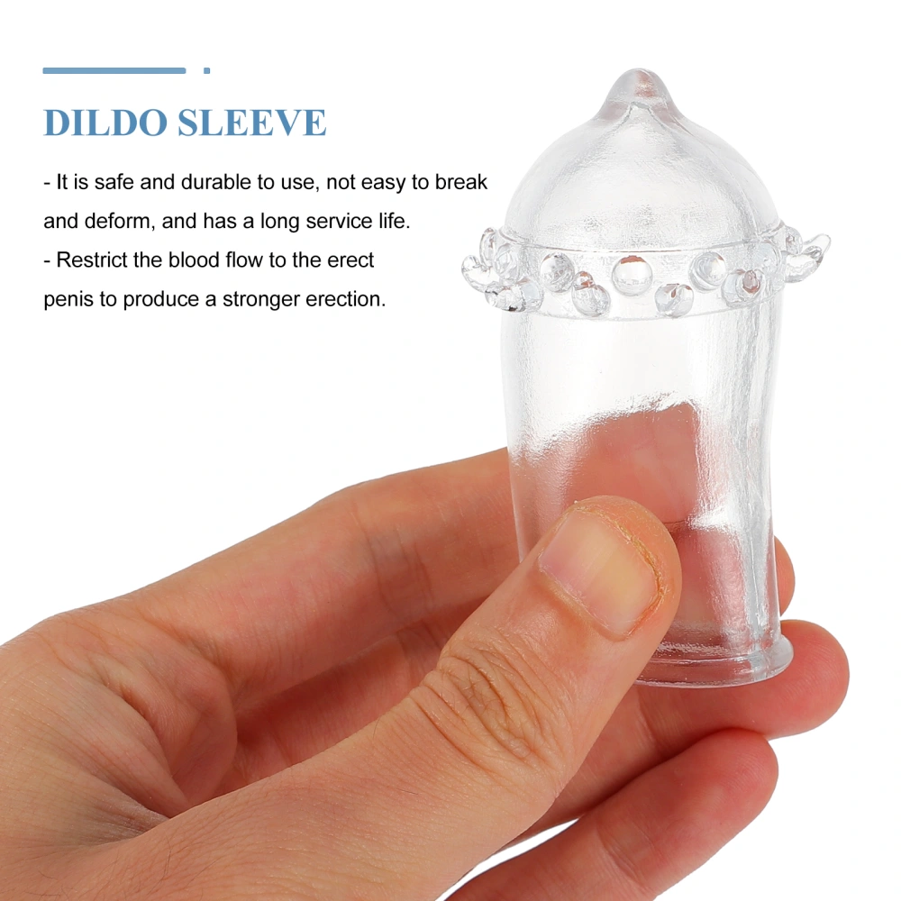 Penis Sleeve Dildo Sleeve Extension Cover Erection Aid Adults Sex Toy for Men